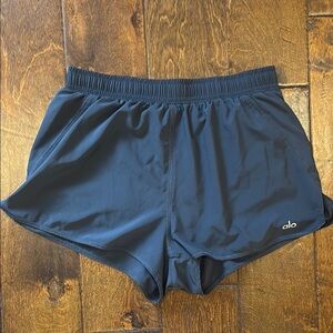 ALO Yoga Women's Athletic Shorts in Dark gray